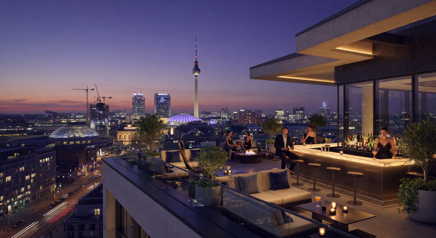 Berlin at twilight